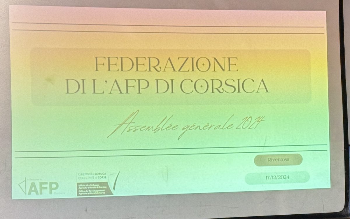 CADEC (@cadeccorse) on Twitter photo La <a href="/cadeccorse/">CADEC</a> est présente ce jour lors de l’Assemblee Générale des associations foncières pastorales de Corse, maillon essentiel de la mise en valeur du foncier dans le rural <a href="/odarc/">odar chumacerocordov</a> <a href="/IsulaCorsica/">Cullettività di Corsica - Collectivité de Corse</a>
13 projets accompagnés en 2023 La <a href="/cadeccorse/">CADEC</a> est présente ce jour lors de l’Assemblee Générale des associations foncières pastorales de Corse, maillon essentiel de la mise en valeur du foncier dans le rural <a href="/odarc/">odar chumacerocordov</a> <a href="/IsulaCorsica/">Cullettività di Corsica - Collectivité de Corse</a>
13 projets accompagnés en 2023