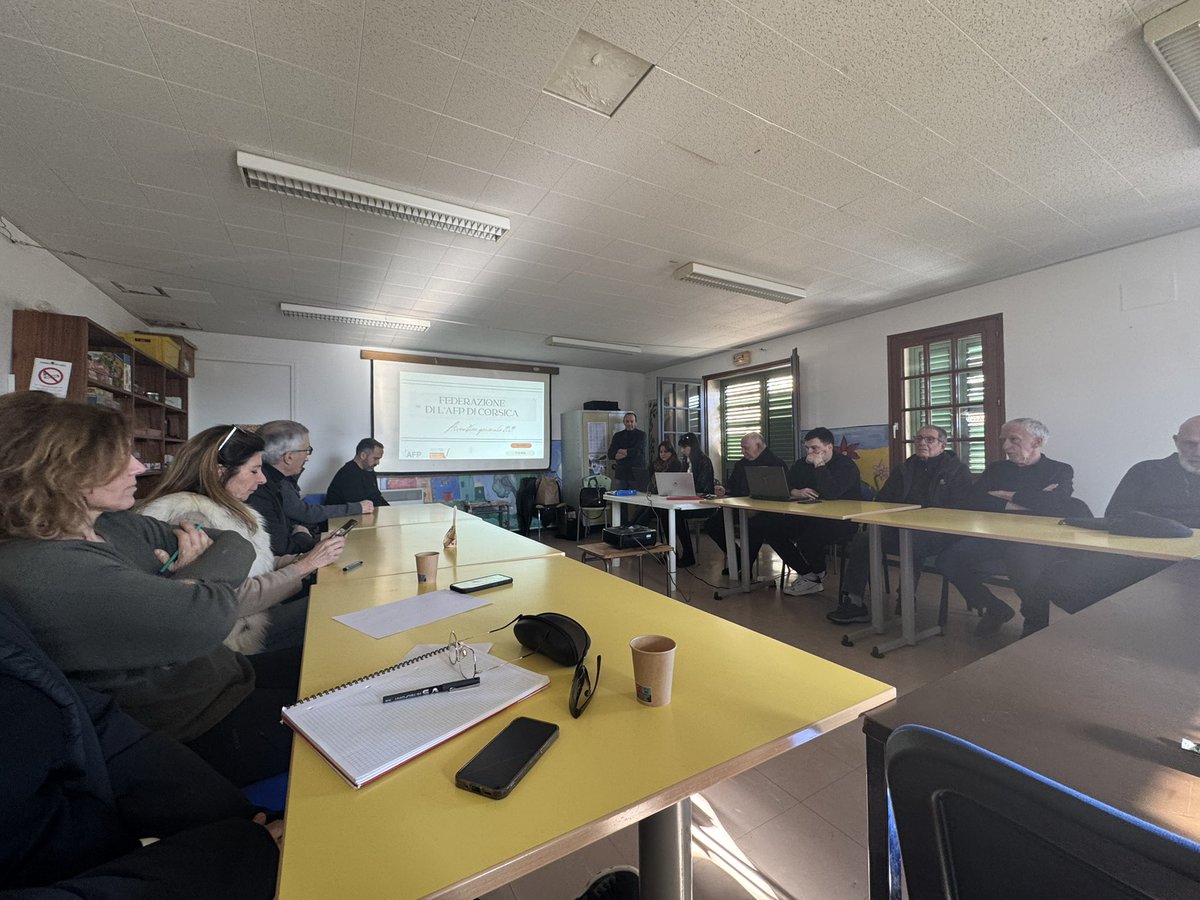 cadeccorse's tweet photo. La @cadeccorse est présente ce jour lors de l’Assemblee Générale des associations foncières pastorales de Corse, maillon essentiel de la mise en valeur du foncier dans le rural @odarc @IsulaCorsica 
13 projets accompagnés en 2023 https://t.co/bLMmvZgJMC