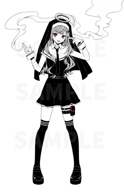 神引葵夷 様の『神っぽいな』歌ってみた動画のイラストを担当させていただきました!とても歌がお上手でかっこよかわいいので是非 