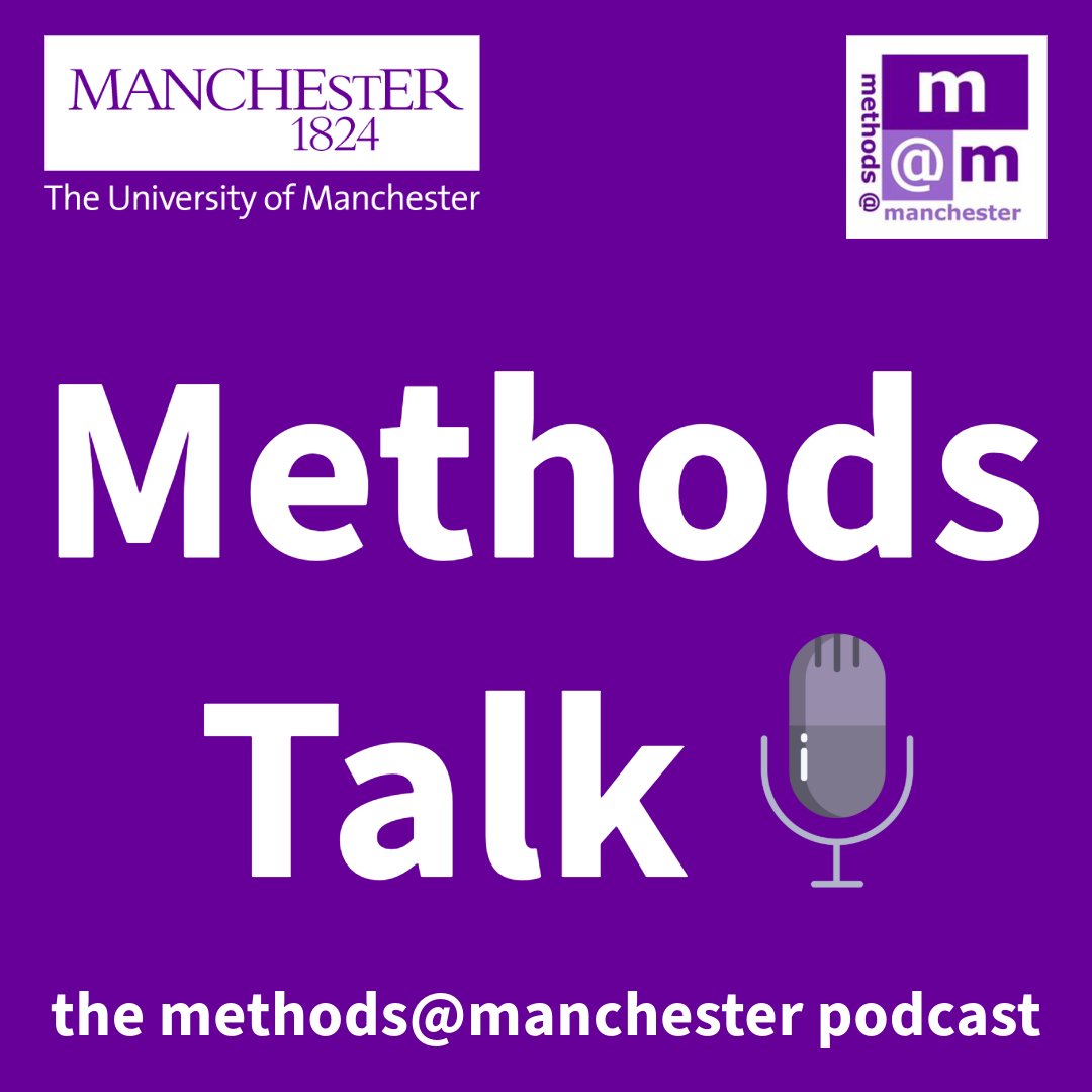 methodsMcr's tweet photo. We now have four episodes of Methods Talk, the methods@manchester podcast

Methods Talk features researchers in conversation, discussing issues related to Humanities and Social Science research methods and approaches. https://t.co/IA2HaSPCEF