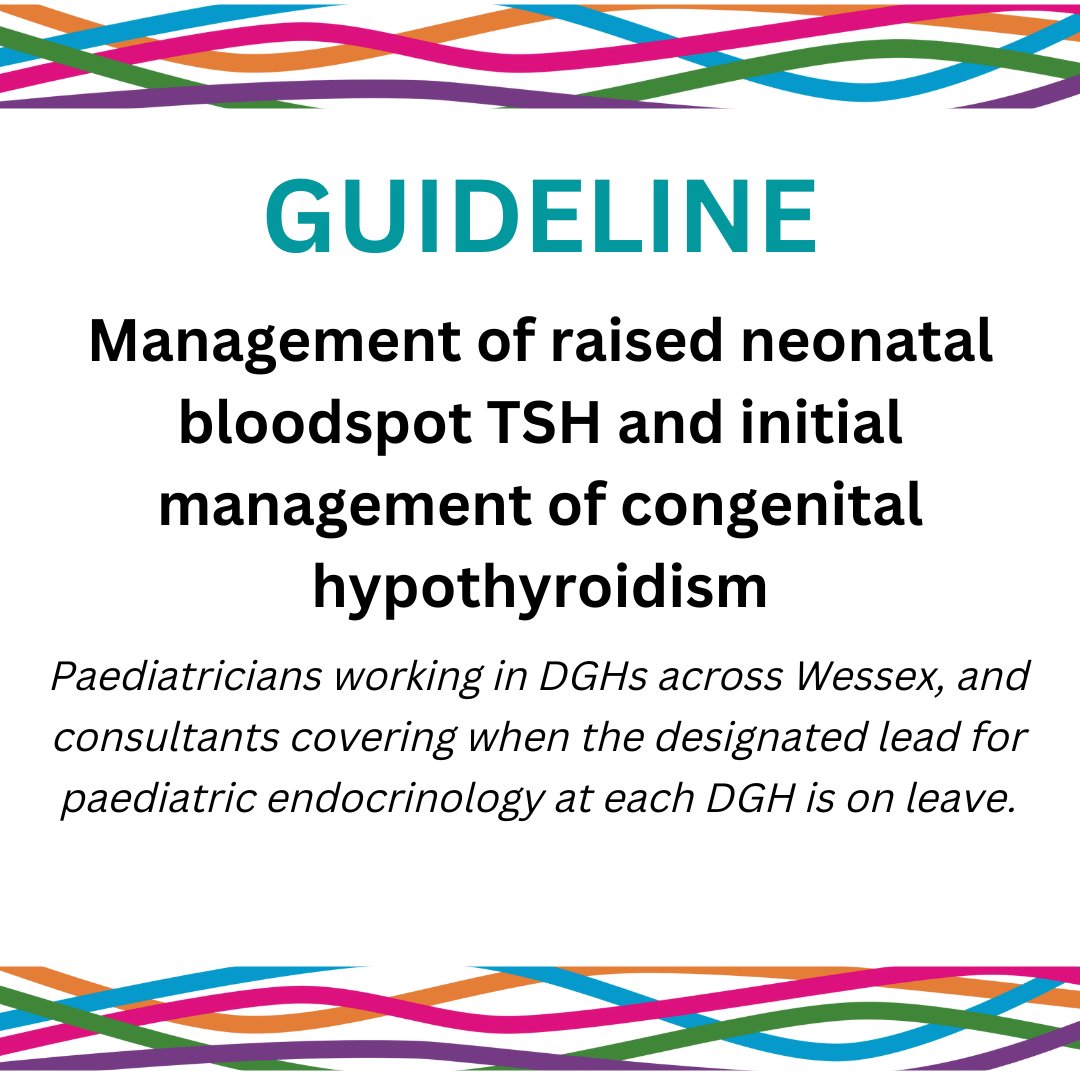 👶 Managing neonatal bloodspot TSH levels and congenital hypothyroidism is crucial for infant health! Check out the guidelines at piernetwork.org/guidelines for expert advice and best practices. 🍼 #NewbornHealth #Guidelines #Paediatrics