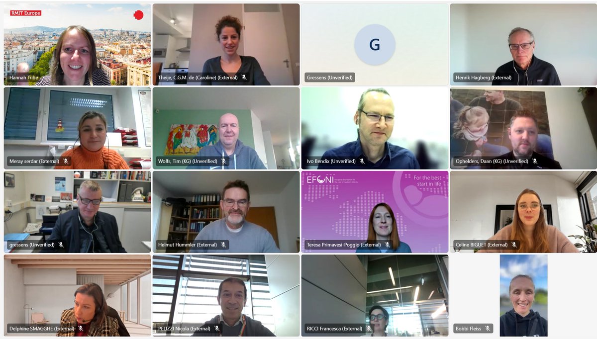 Today we met online to discuss operational items and the planning of the #premstemconference (13-15 May, Barcelona). Registrations and abstract submissions are now open! Head to the #premstem website for details ➡️ premstem.eu/premstem-confe…