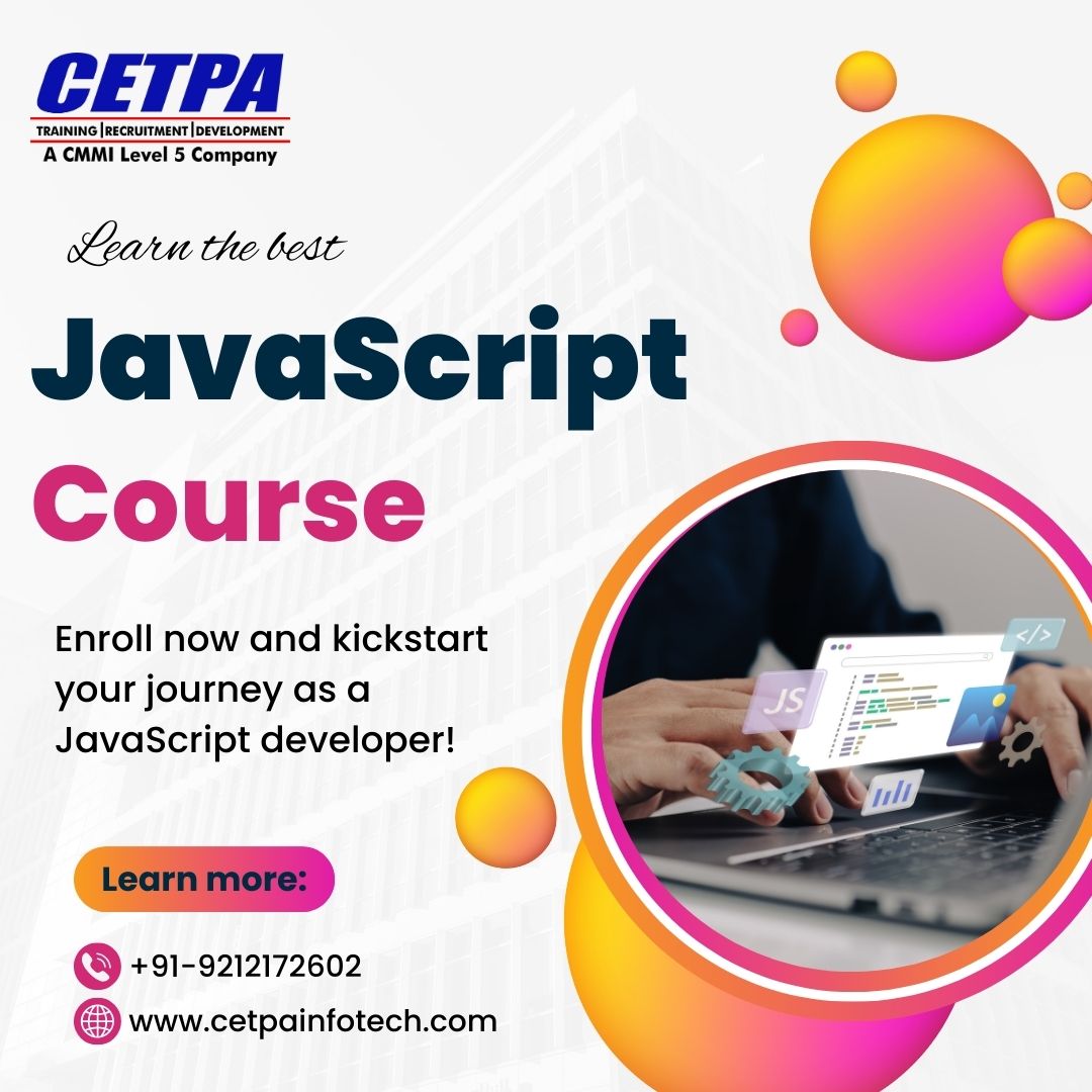 sanyasharma596's tweet image. Unlock the power of JavaScript with our comprehensive JavaScript Course! 

📧 Contact us: +91-9212172602
🌐 Learn more at: cetpainfotech.com/technology/jav…

#JavaScript #javascripttraining #javascripttrainingindelhi #javascriptcourseinnoida #javascripttrainingcertification