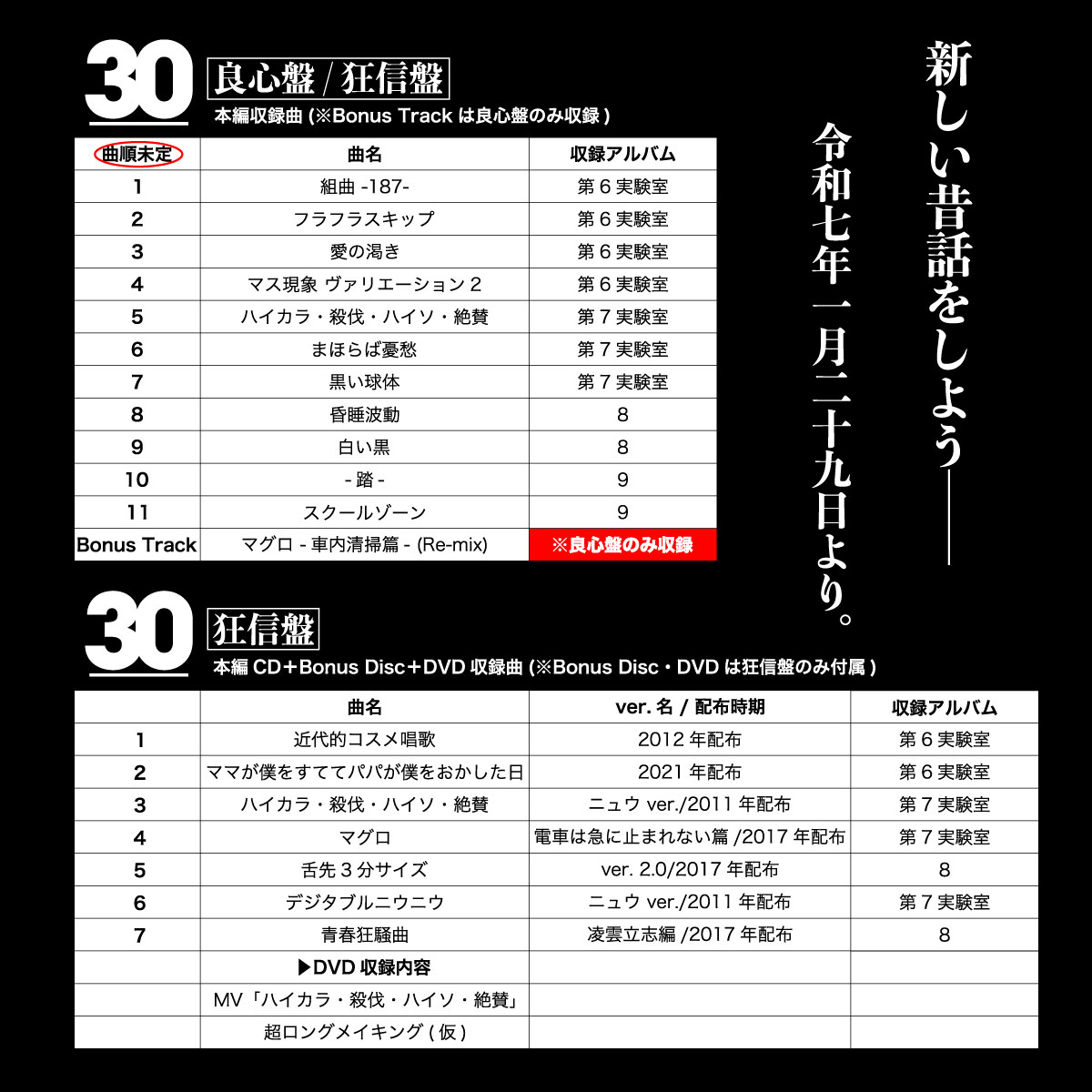 ⚡️cali≠gariのニューアルバム⚡️】 📍cali≠gari セルフカヴァー