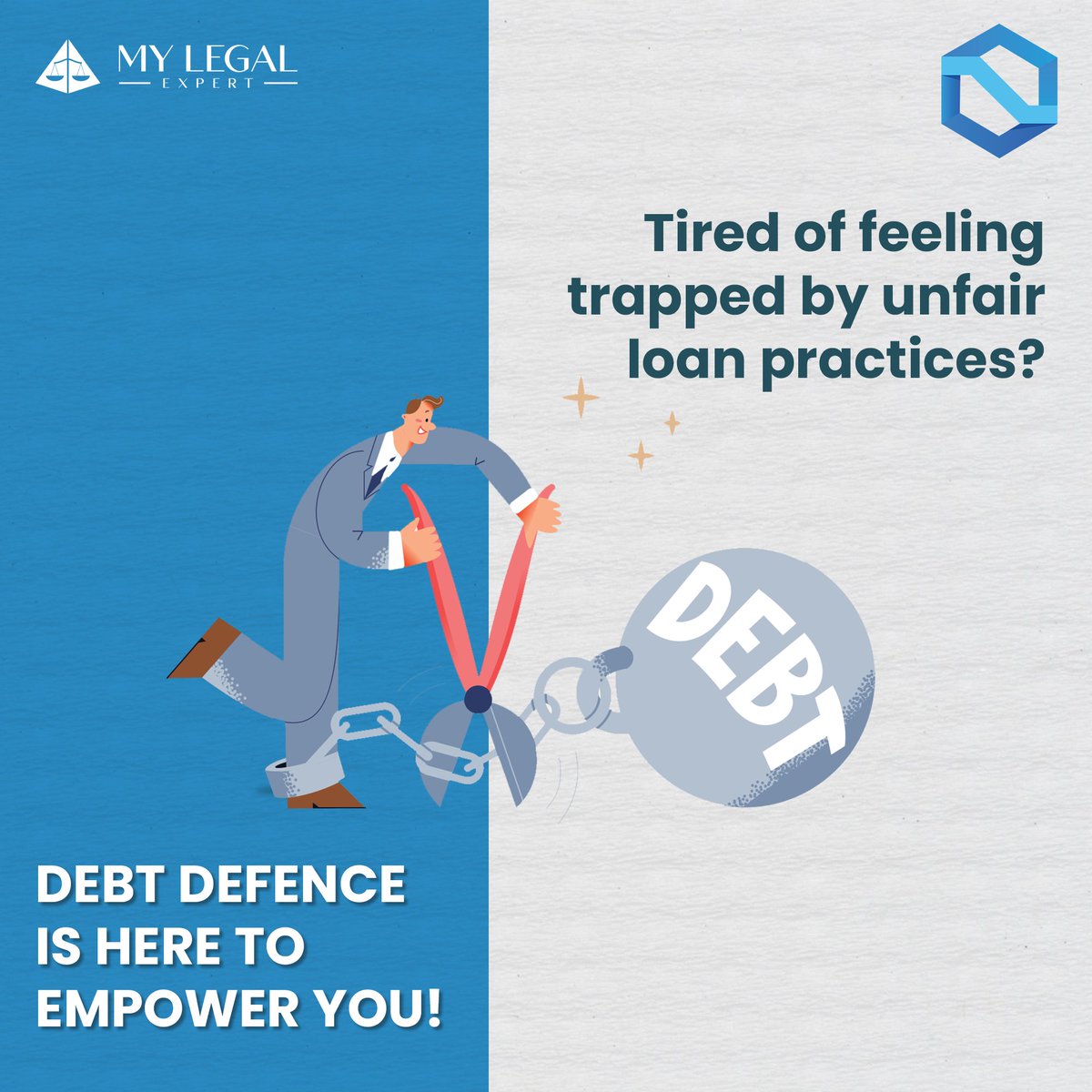 mylegalexpert_'s tweet photo. 💥 Introducing @debt_defence by My Legal Expert 💥
If you're stuck in a loan trap or facing unfair recovery harassment, you don't have to fight alone. 🤝⚖️
✅ Understand your rights
✅ Stop harassment 📵
✅ Take the legal way out
#DebtDefense #LoanTrap #DebtTrap #UnfairRecovery https://t.co/DWG8t3t8Kg