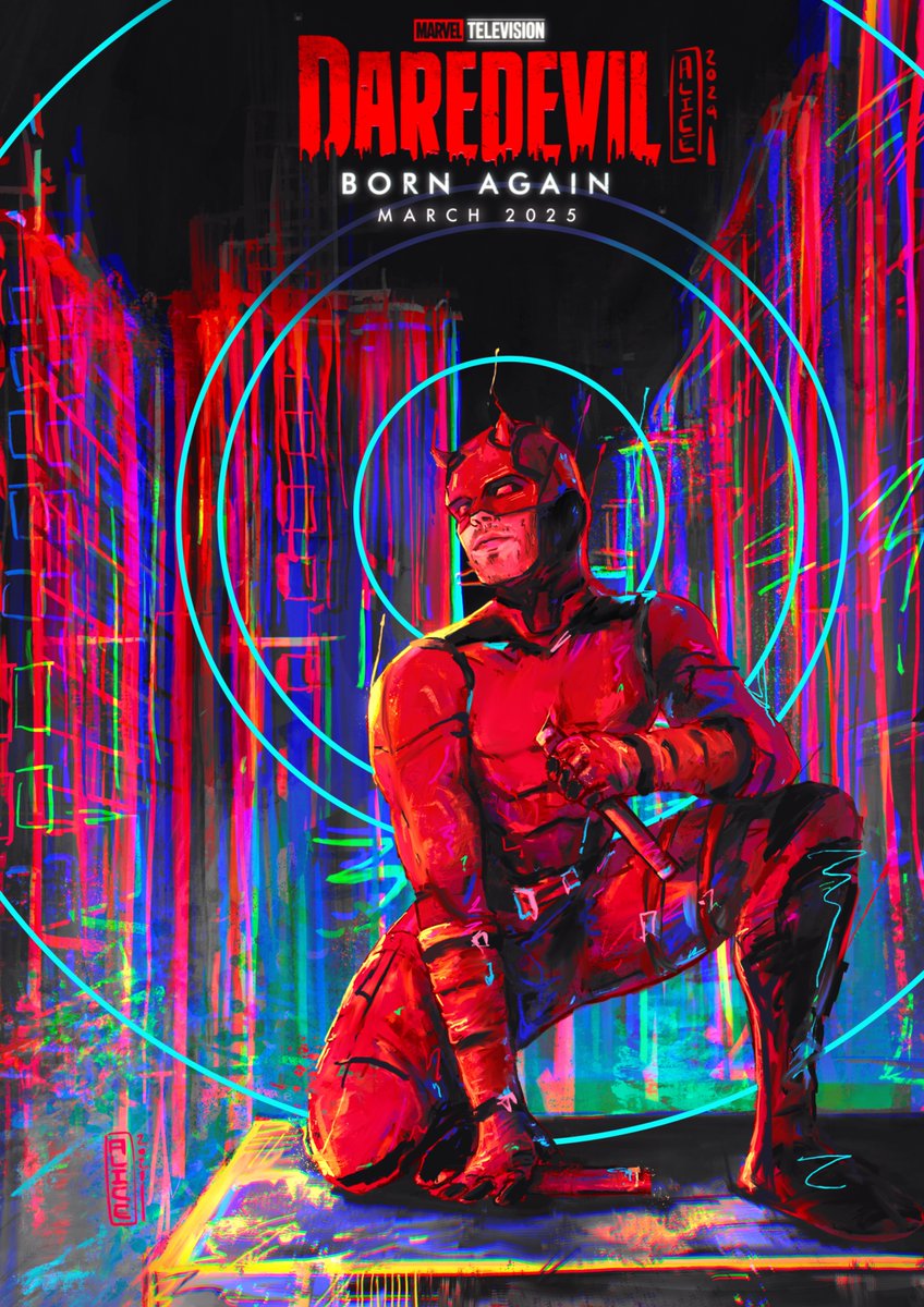Editing my stuff into <a href="/Daredevil/">Daredevil</a> born again posters. #3