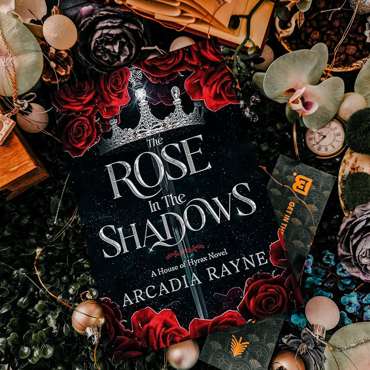 ReadingCaff's tweet image. ✨ This is your official reminder to read The Rose in the Shadows before the next House of Hyrax series releases!🖤If you love slow-burn romantasy with enemies-to-lovers tension,dragon shifters, and found family vibes, then this one is calling your name! amzn.to/49IC5xJ