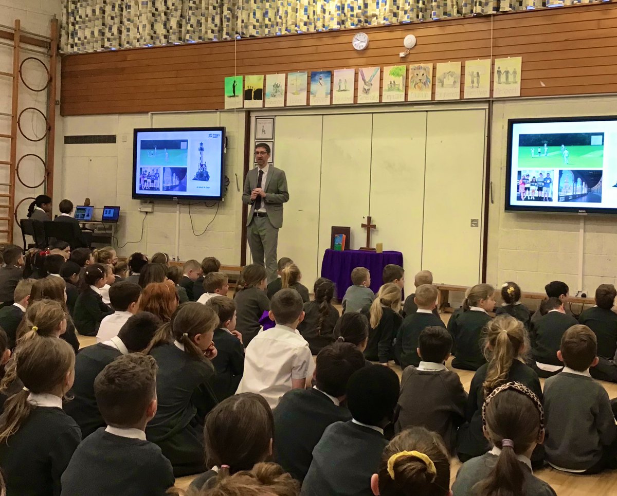 It was a pleasure to welcome Mr Dean to lead our collective worship this morning. He spoke about how we are all part of <a href="/PrimaryQuEST/">PrimaryQuEST</a> and helped us to reflect on what it means to flourish together through life.