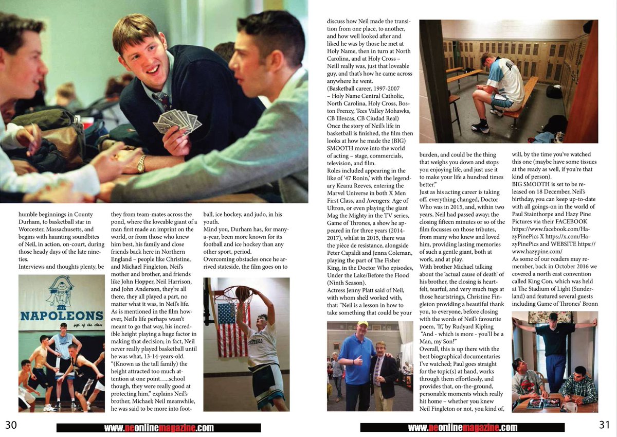 petermannwriter's tweet photo. Finishing the year with this piece for @NEOnlineMagOff1 (pp28-33) on the @HazyPinePics #documentary on #BIGSMOOTH #NeilFingleton ahead of his birthday tomorrow - read more via https://t.co/5LKK1HcGD0 https://t.co/fQB50xMwRJ