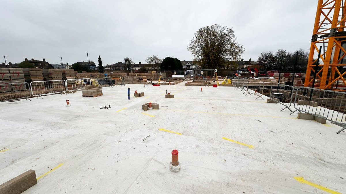 Foundation works at Nazareth House are done! We've completed the design and build foundation for the Nazareth House Later Living Development for McCarthy Stone. Both Blocks A and B are ready for the next construction phase. 
#ConstructionUpdate #LaterLiving #CareHomes