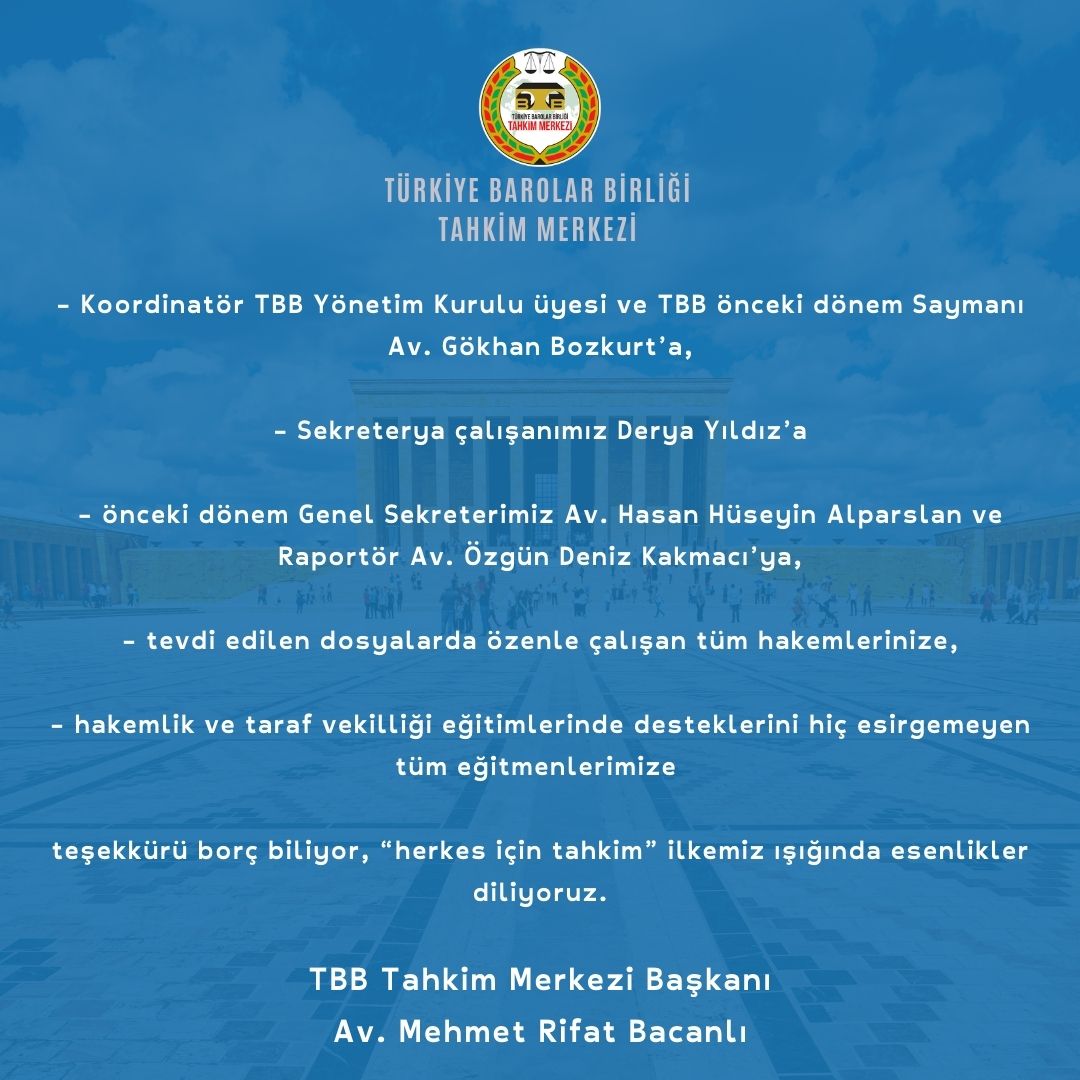 TBB Tahkim Merkezi (@tbbtahkim) on Twitter photo 
