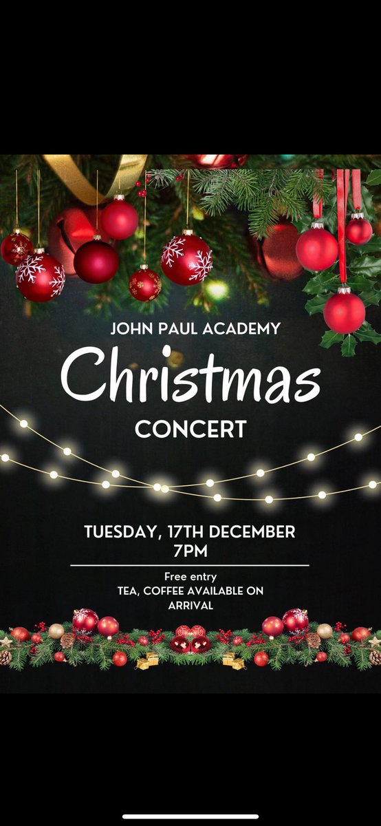 Today’s the day!!! 

Join us for our annual Christmas Concert tonight at 7pm!!!