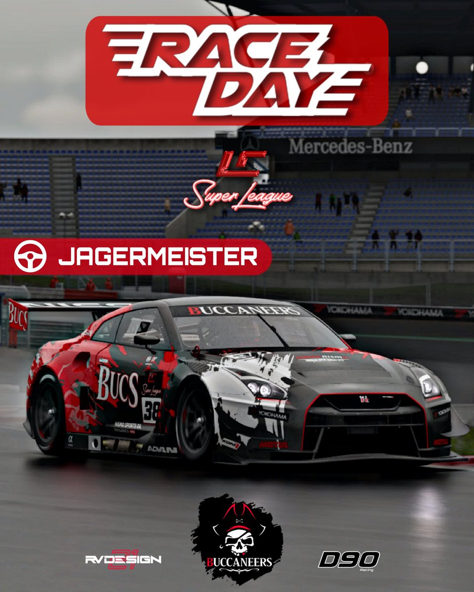 Buccaneers (@buccaneers_gt) on Twitter photo ((( RACE DAY )))
🏁 | LC Superleague
🏆 | <a href="/community_lc/">LC Community</a>
⏱️ | 21:00
📍 | Nürburgring 24h 🇩🇪
🏎 | Nissan GT-R Gr3
🕹️ | <a href="/GT_Jagermeister/">Jagermeister</a>
👨🎨 | <a href="/RV21_Design/">Gipsy jr.</a> ((( RACE DAY )))
🏁 | LC Superleague
🏆 | <a href="/community_lc/">LC Community</a>
⏱️ | 21:00
📍 | Nürburgring 24h 🇩🇪
🏎 | Nissan GT-R Gr3
🕹️ | <a href="/GT_Jagermeister/">Jagermeister</a>
👨🎨 | <a href="/RV21_Design/">Gipsy jr.</a>