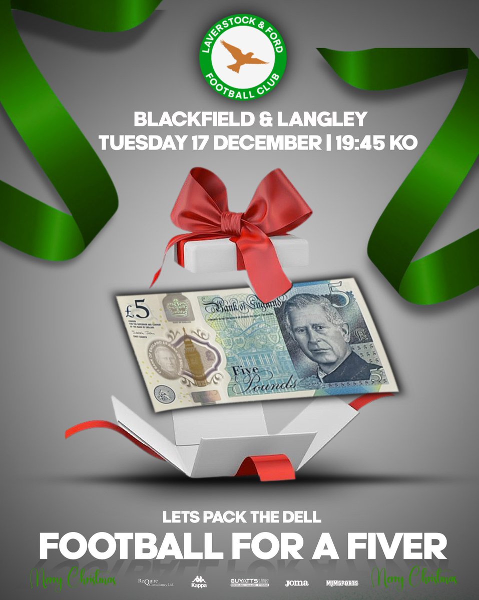 Lavvyfc's tweet image. The first gift of Christmas | ⚽️
What else are you gonna do on a Tuesday evening for a fiver ?  Tonight 7:45 K/O
Come on down to the dell, you know it makes sense. Treat the wife or the kids or
grab a mate and get off the sofa. 
#supportlocalfootball #wearelavvy @journalupdate