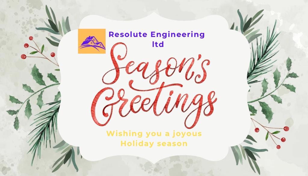 ResoluteLtd's tweet photo. Season's greetings! We hope your holiday season is filled with cheer, love and all your favorite traditions   thank you for your business and continued trust in us. https://t.co/Gzghq3J75F