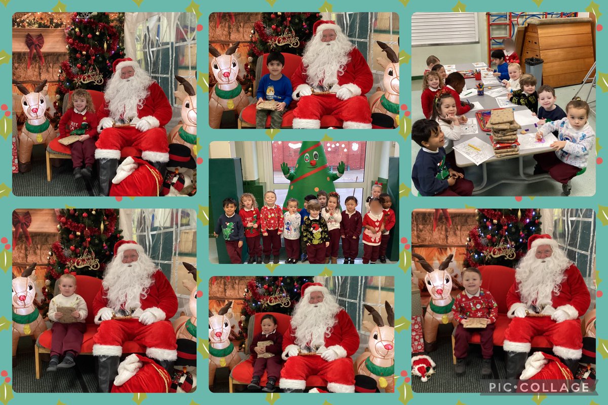 Our morning nursery children had a lovely time visiting Santa in our school grotto today - happy Christmas everyone! 🎄🎅🎄🧑‍🎄🎄