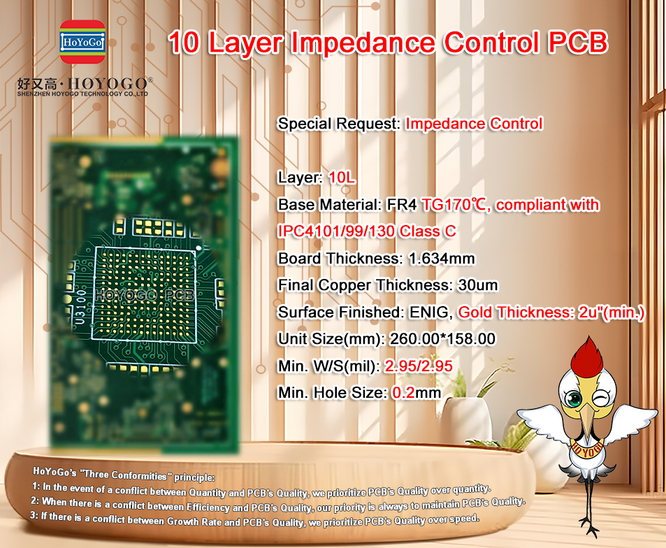 RayHe14's tweet image. #Special Request: #ImpedanceControl

#10Layer #FR4 #TG170℃, compliant with #IPC4101/99/130 Class C
#30um #ENIG, #Gold Thickness: 2u&quot;(min.)
Board Thickness: 1.634mm
Unit Size(mm): 260.00*158.00
Min. W/S(mil): 2.95/2.95
Min. Hole Size: 0.2mm

hoyogo.com

#HoYoGoPCB