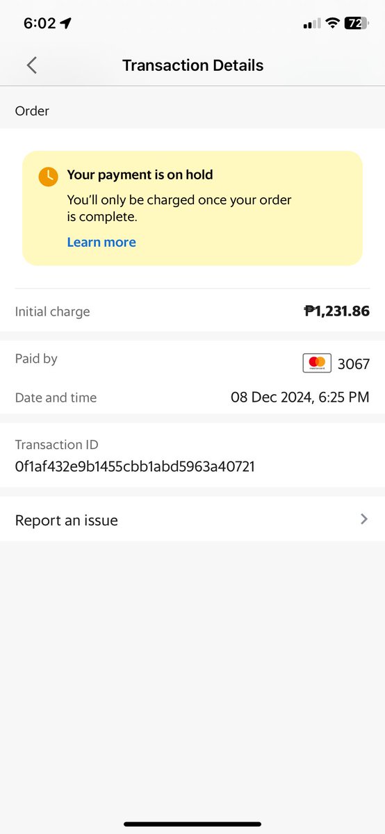 zabrinarics's tweet photo. @grabph it’s been days since this transaction :( you canceled my order why are you not reversing the payment? https://t.co/icNr3faNzQ