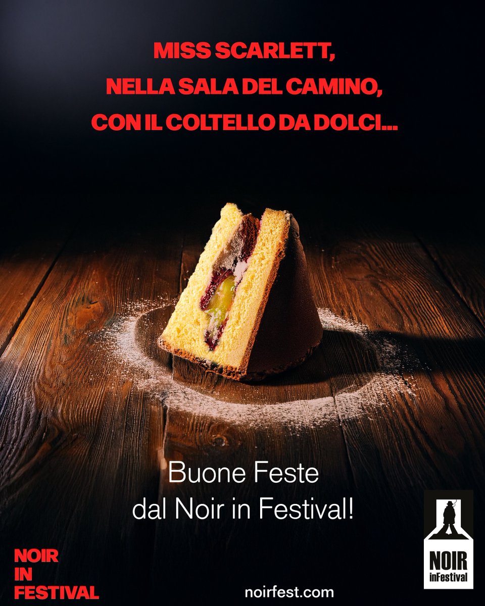 Auguri di buone feste dallo staff di #NoirFest!
Grazie mille per essere stati con noi, ci vediamo l'anno prossimo per la 35ª edizione!✨

Happy Holidays to all of you from #NoirFest!
Thank you for being with us, see you next year for the 35th edition of Noir in Festival! ✨
