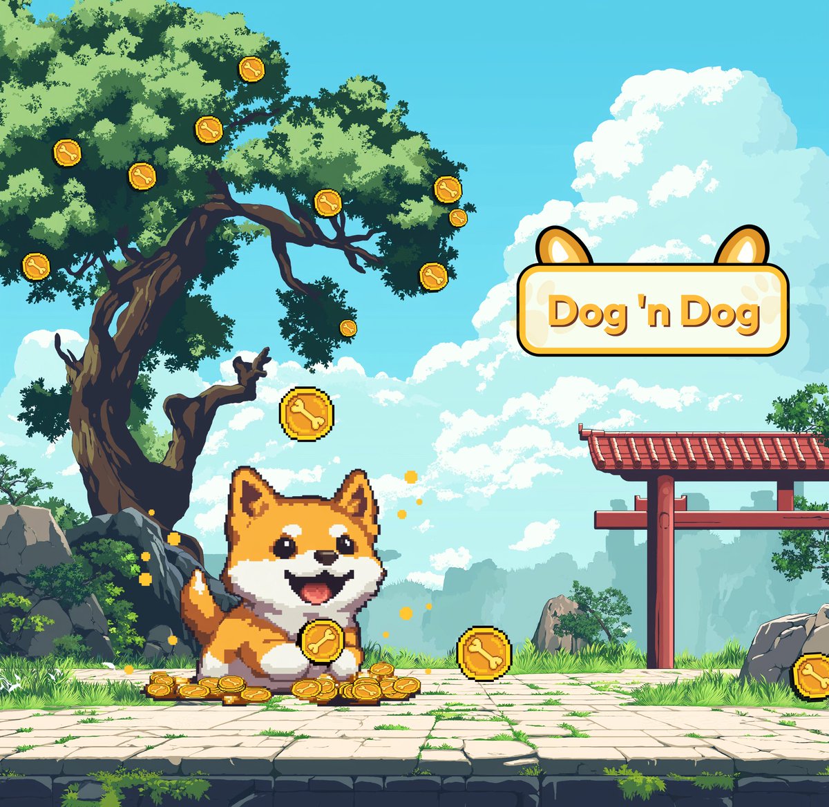 DogDogga's tweet photo. Who let the $BONE out?! 🐶🎮 

Play, match, and start earning rewards with Dog’nDog. It’s cute, it’s competitive, and it pays. 🦴🐾 https://t.co/KodkG3hZYM