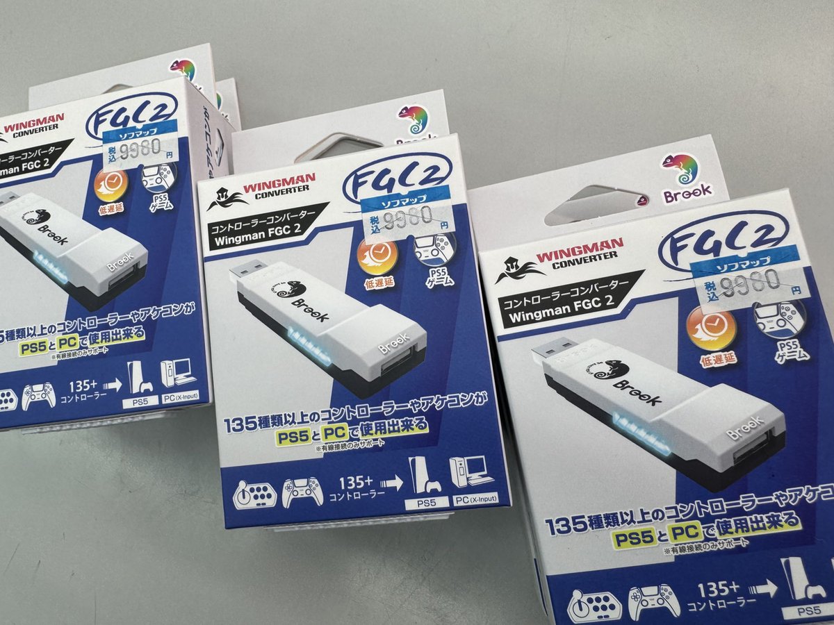 入荷しました／ コントローラーコンバーターの定番 Brook Gaming 