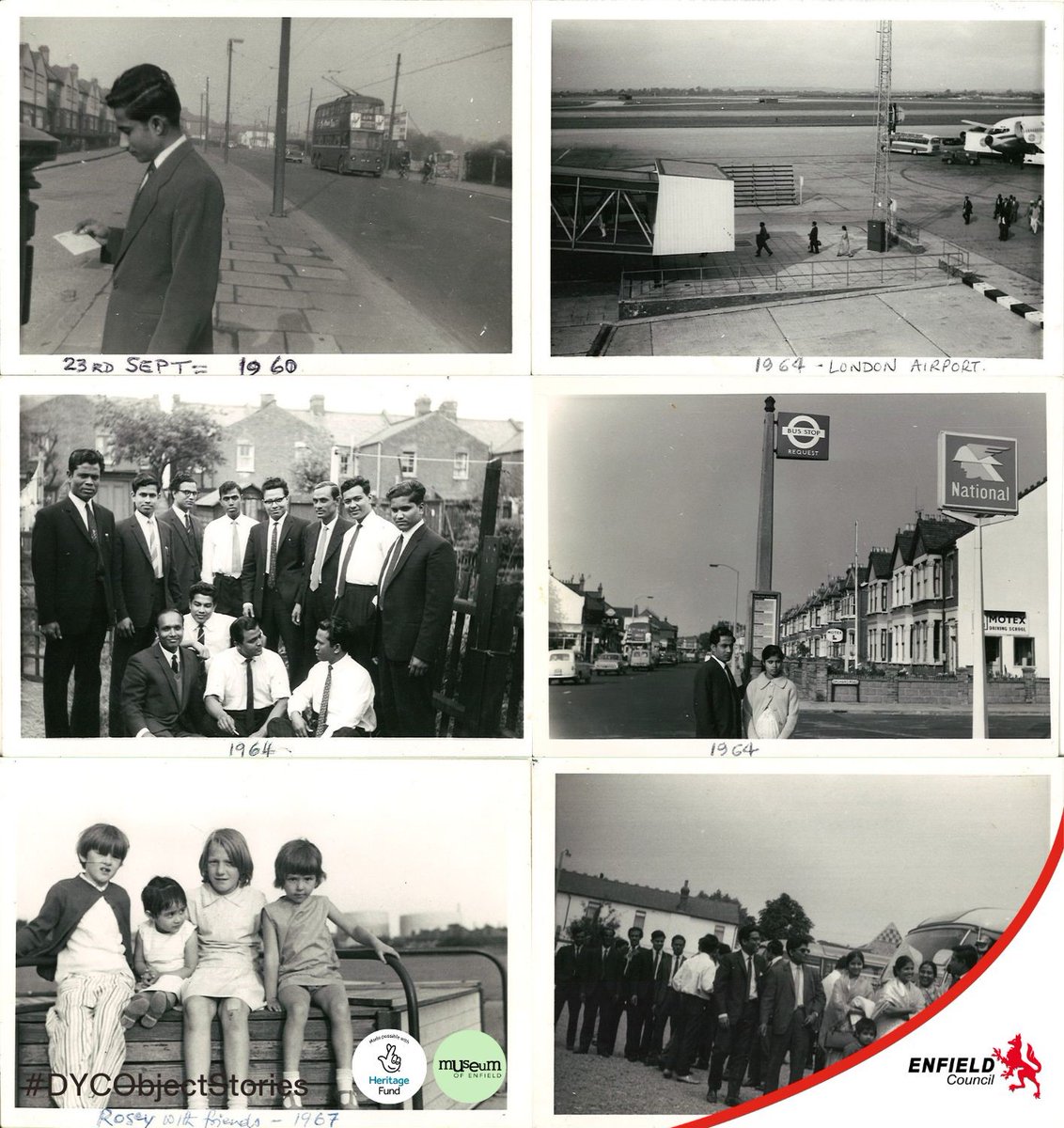 MuseumofEnfield's tweet photo. Follow Mr & Mrs Shah’s journey settling in as first generation of the Bengali community in Enfield in our ‘Home from Home’ community exhibition, shared by their daughter Rosey.
@DAC_Enfield until Saturday 11th January!
#DYCObjectStories #museums #Enfield @HeritageFundUK https://t.co/fYzrH2LX7x