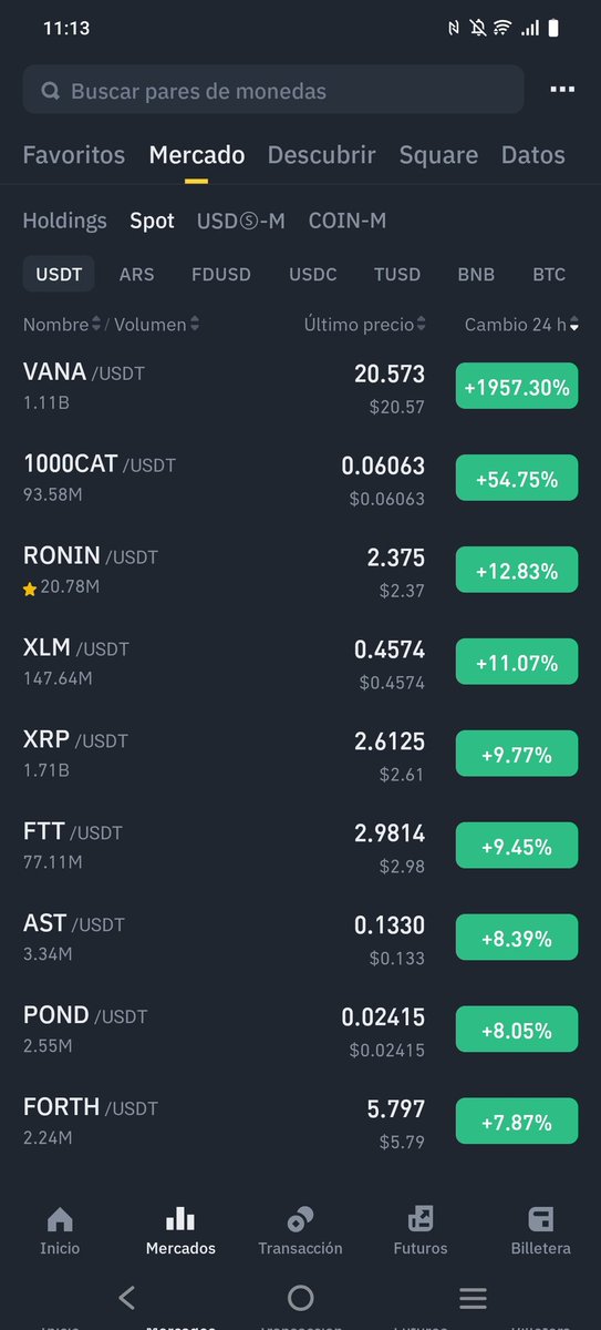 ramiroweb3's tweet photo. $RON IS THE THIRD CURRENCY THAT HAS EARNED THE MOST % TODAY ON @binance, THE FIRST DOES NOT COUNT AND THE SECOND IS A MEME, THE HEAVEN WILL BE SHORT FOR US @Ronin_Network @Jihoz_Axie https://t.co/9DWj27t9AI