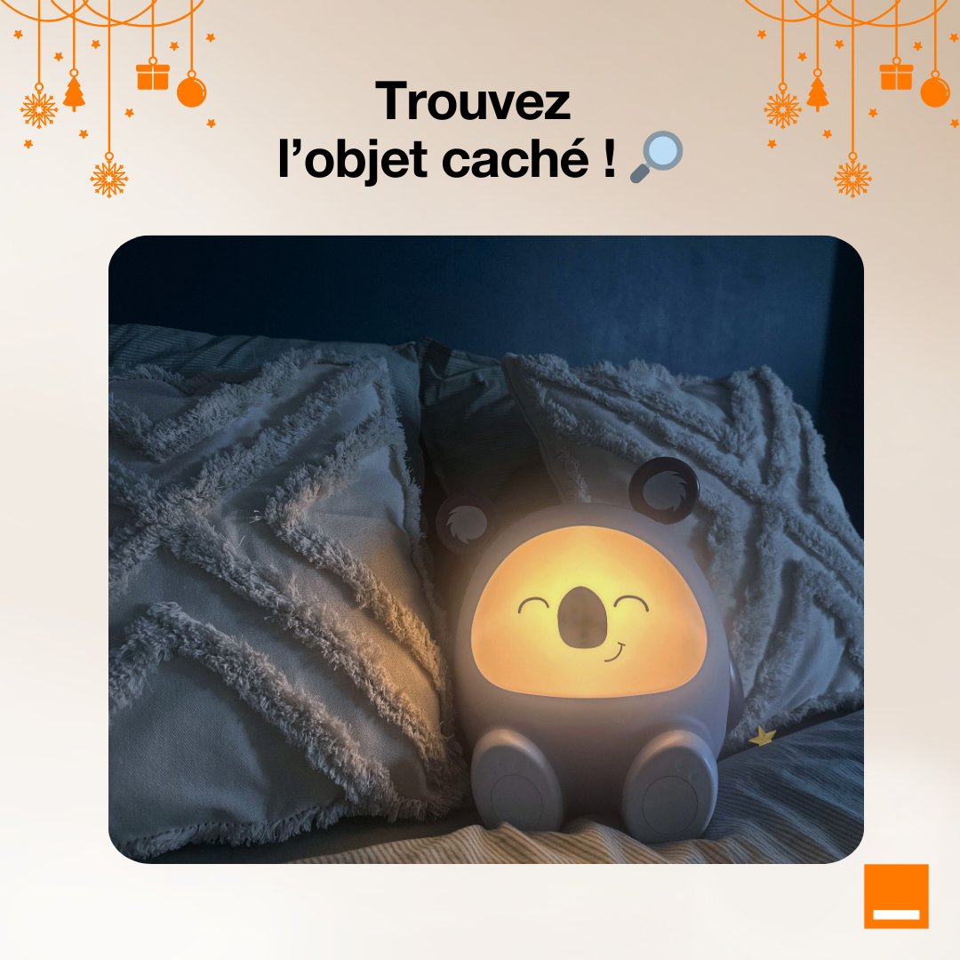 OrangePACA's tweet photo. Jeu Concours de Noël ! 🎄
Trouvez l'objet caché dans la photo et commentez la réponse pour tenter de remporter une enceinte veilleuse pour enfant ! 🐨 🐶 ✨ #JeuConcours #ConcoursNoël

👉 Tirage au sort le 19 décembre
(Livraison des lots en janvier) https://t.co/px207LXVJ5