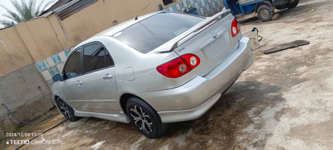 lisastarrys's tweet photo. Quick deal, very clean and sharp, 2007 toks standard toyota Corolla sport, newly flashed on first body, buy and drive.
Price :- 5.650m to the owner, slightly negotiable on inspection.
Location--- Abule-Egba. 
100k settlement. 
08039930402. https://t.co/sZgA7SSQxh