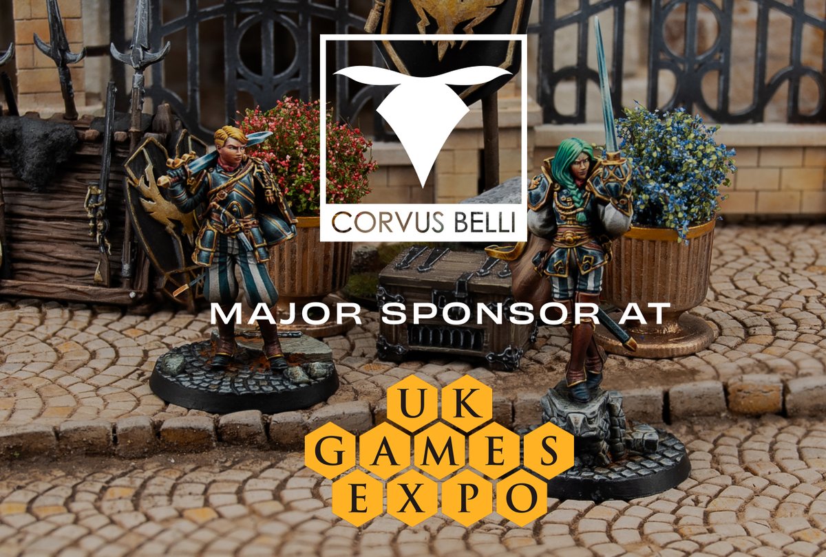 UK Games Expo (@ukgamesexpo) on Twitter photo 🚨 Exciting news! Corvus Belli, creators of Infinity & Warcrow, is the new Major Sponsor of the 2025 UK Games Expo! 🎮 Visit booth 3-702 for free demos, latest releases, & more. Dive into their lore at Infinityuniverse.com & Warcrow.com! #UKGE2025 <a href="/corvusbelli_/">Corvus Belli Official</a> 🚨 Exciting news! Corvus Belli, creators of Infinity & Warcrow, is the new Major Sponsor of the 2025 UK Games Expo! 🎮 Visit booth 3-702 for free demos, latest releases, & more. Dive into their lore at Infinityuniverse.com & Warcrow.com! #UKGE2025 <a href="/corvusbelli_/">Corvus Belli Official</a>