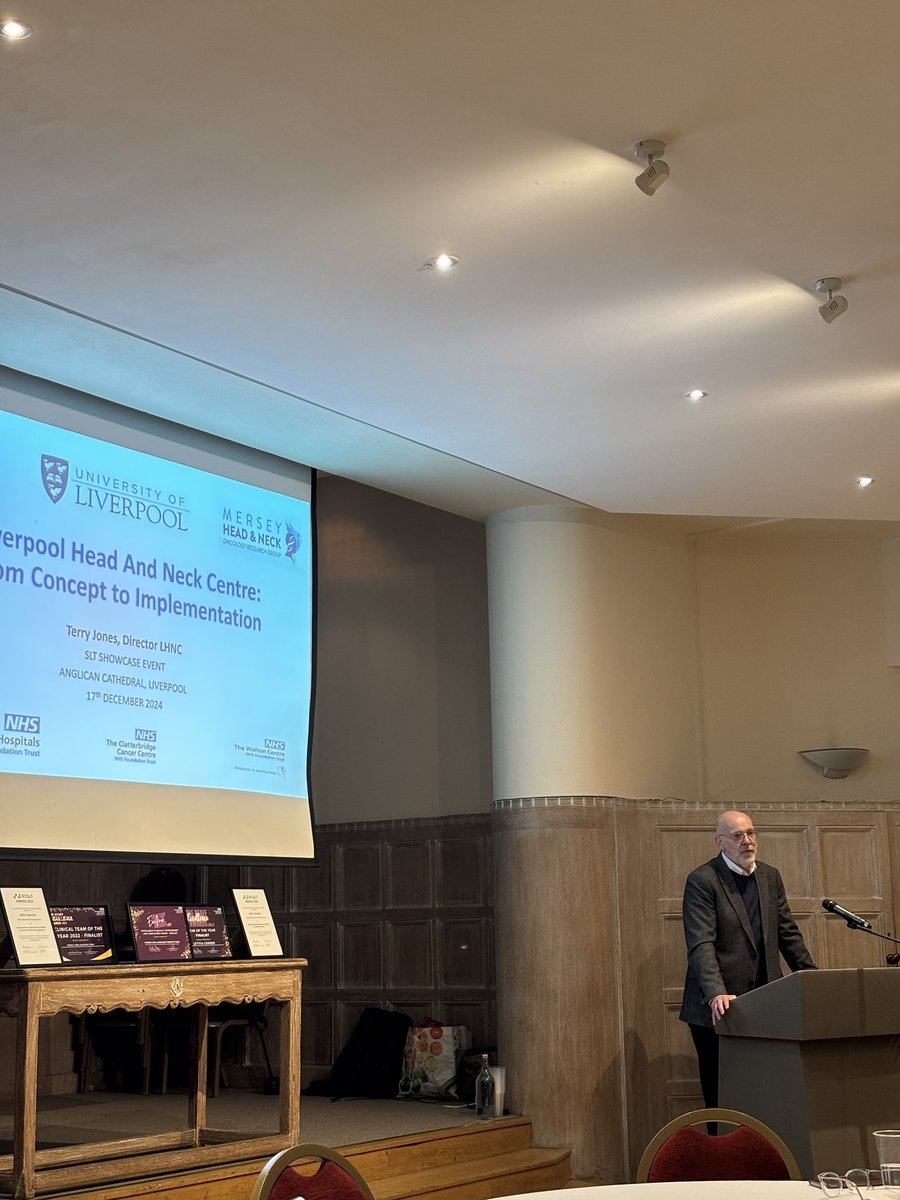 We’re here at #HANITShowcase, a fantastic event to promote the work going on in the region to support patients with #headandneck cancer. Prof Terry Jones opens the day with how <a href="/livHeadandNeck/">Liverpool Head & Neck Centre</a> came about.