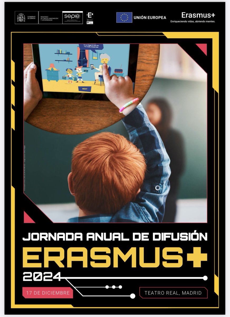 Hoy en <a href="/ieslavaguada/">IES La Vaguada</a> asiste como invitado a la Jornada Anual de Difusión Erasmus+ organizada por <a href="/sepiegob/">SEPIE</a> .
Continuamos formándonos para poder ofrecer el máximo número de oportunidades a nuestro alumnado.
#erasmusplus #ieslavaguadaporelmundo #educacióndigital