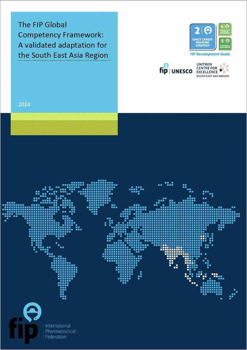 The FIP Global Competency Framework (2020, version 2) has been adapted for pharmacists in the South East Asian region and is published today 👉🏻fip.org/file/6132.