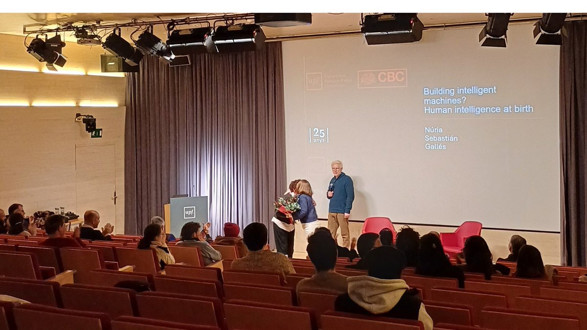 Ponència oberta - "Building intelligent machines? Human intelligence at birth"   

🗣️"<a href="/enginyeria_upf/">EnginyEria - UPF</a> reconeix a Núria Sebastián pel Premi Nacional d'Investigació 2024"