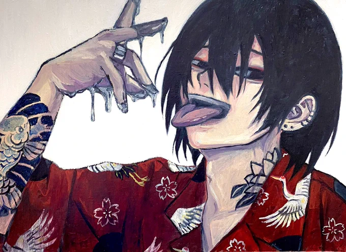 #ハイライトなし真っ黒目の創作キャラを貼るタグ 