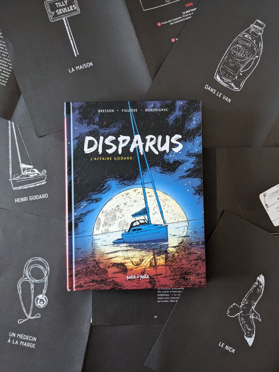 PETITAPETIT__'s tweet photo. COLLECTION ENQUÊTE 🔍
⚫ Disparus, l'affaire Godard
UNE ENIGME SANS RÉPONSE… UN FAIT DIVERS QUI CONTINUE DE MARQUER LES ESPRITS.
✅ Disponible en librairie et sur https://t.co/4dK9UfJRPL
#AffaireGodard #NouvelleSortie #BD #DocuBD #Polar #FaitDivers #BandeDessinée #EnLibrairie https://t.co/0KVqcG3N3d