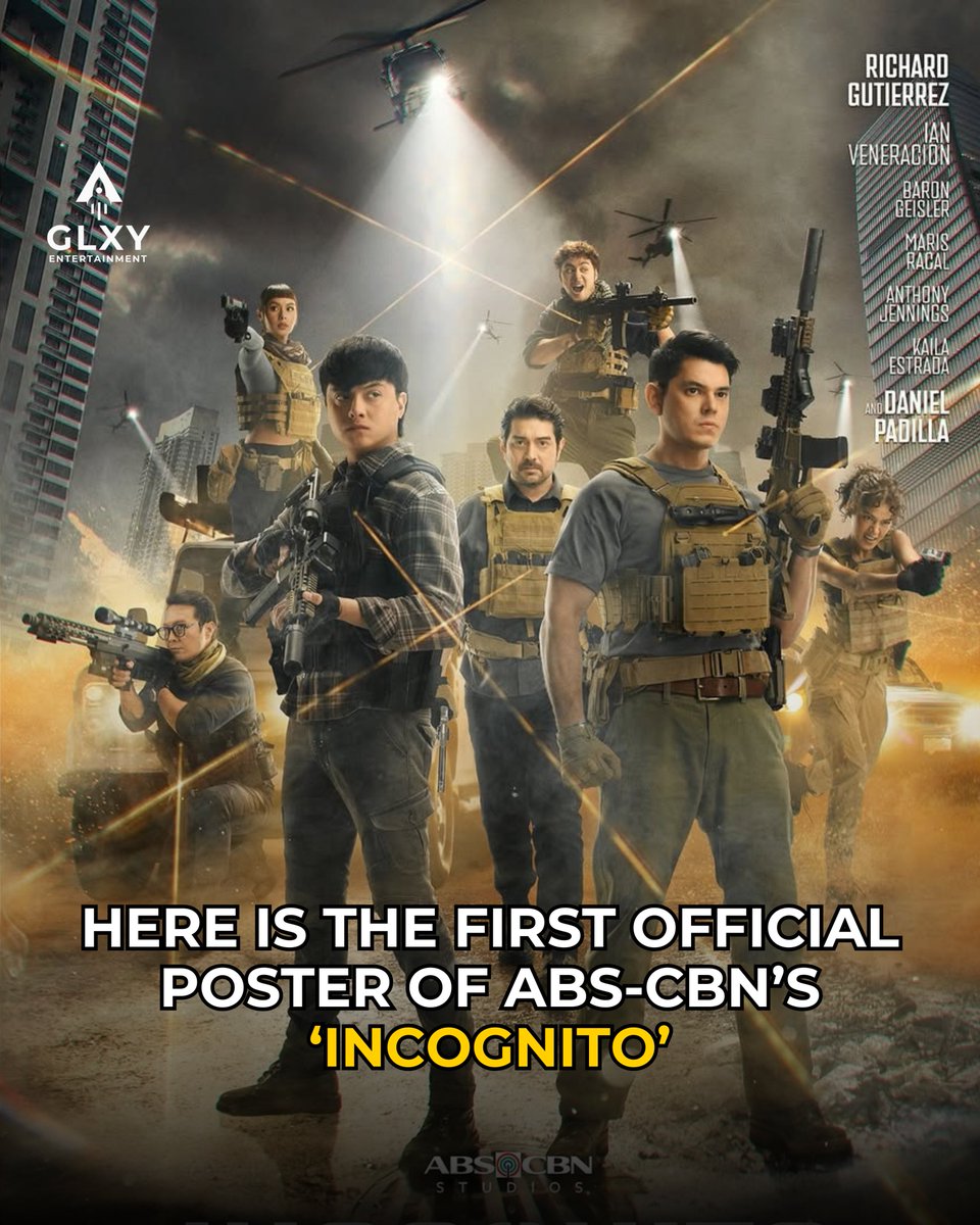 ABS-CBN unveils the official poster of 'Incognito'. The action-packed series premieres on Netflix on January 17th, January 18th on iWantTFC, and January 20th on Kapamilya Channel, Kapamilya Online Live, Jeepney TV, A2Z, and TV5.

#INCOGNITO #INCOGNITOposter