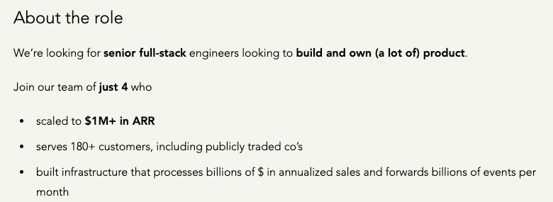 jakozaur's tweet photo. Startups in ZIRP, 2022: Bragging how big their teams are and how fast they hire.

Startups in 2024: Bragging how small their team is. @QuesmaOrg is in that camp.

E.g. @runConverge https://t.co/ZsQp0fDeRW