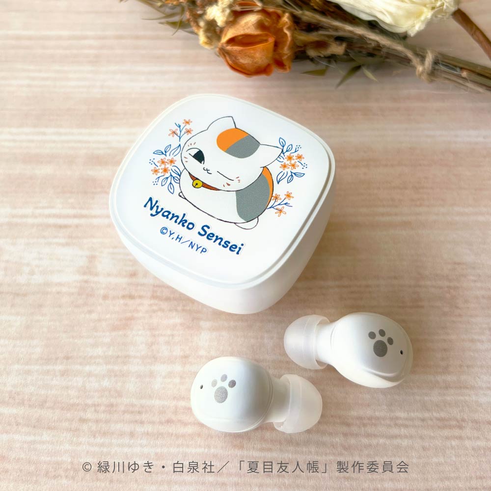 🎁商品情報🎁 #夏目友人帳 ニャンコ先生 完全ワイヤレスイヤホン第2弾