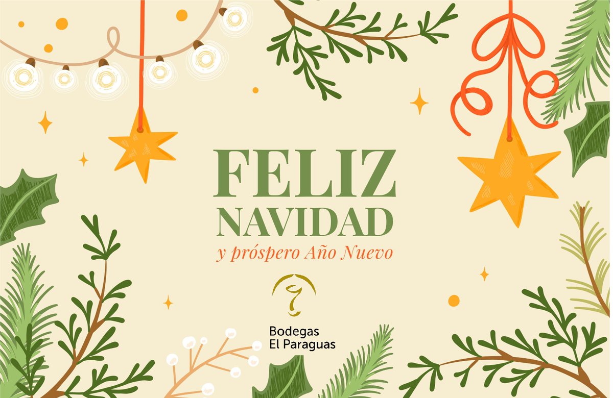 <a href="/bodegelparaguas/">bodegaselparaguas</a> os desea felices fiestas! 🍾
We wish you a merry christmas and a happy new year! ☔️