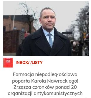 ZofiaRomano's tweet photo. #Wspaniale Formacja niepodległościowa poparła kandydata na Prezydenta 🇵🇱 Karola @Nawrockiego ❤️🇵🇱💪 ✌
Zrzesza członków ponad 20 organizacji antykomunistycznych z okresu 1965–1989.
#NAWROCKI2025
#NaszaPolska https://t.co/QPbGh05nBp