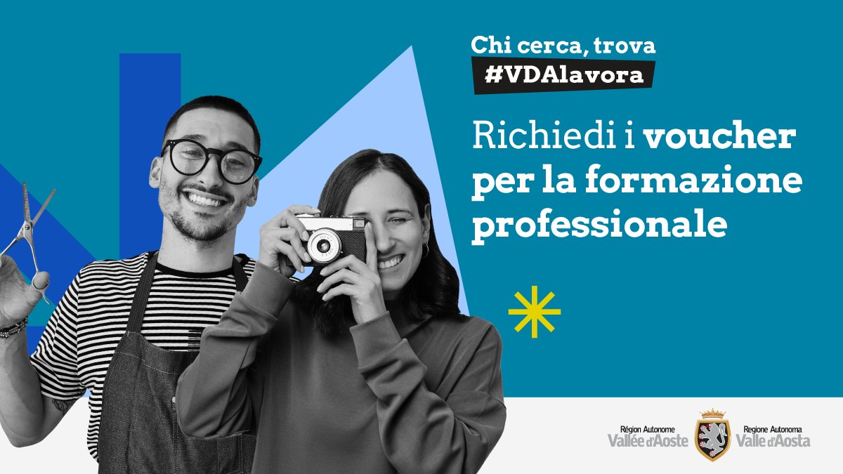 💼 Vuoi investire nella tua crescita professionale?

Con i voucher per la formazione, puoi ottenere un rimborso dell'80% sui corsi disponibili nella nostra regione o per 34 professioni regolamentate 🌟

Scopri di più 🔗t.ly/zn8Le

#VDALavora