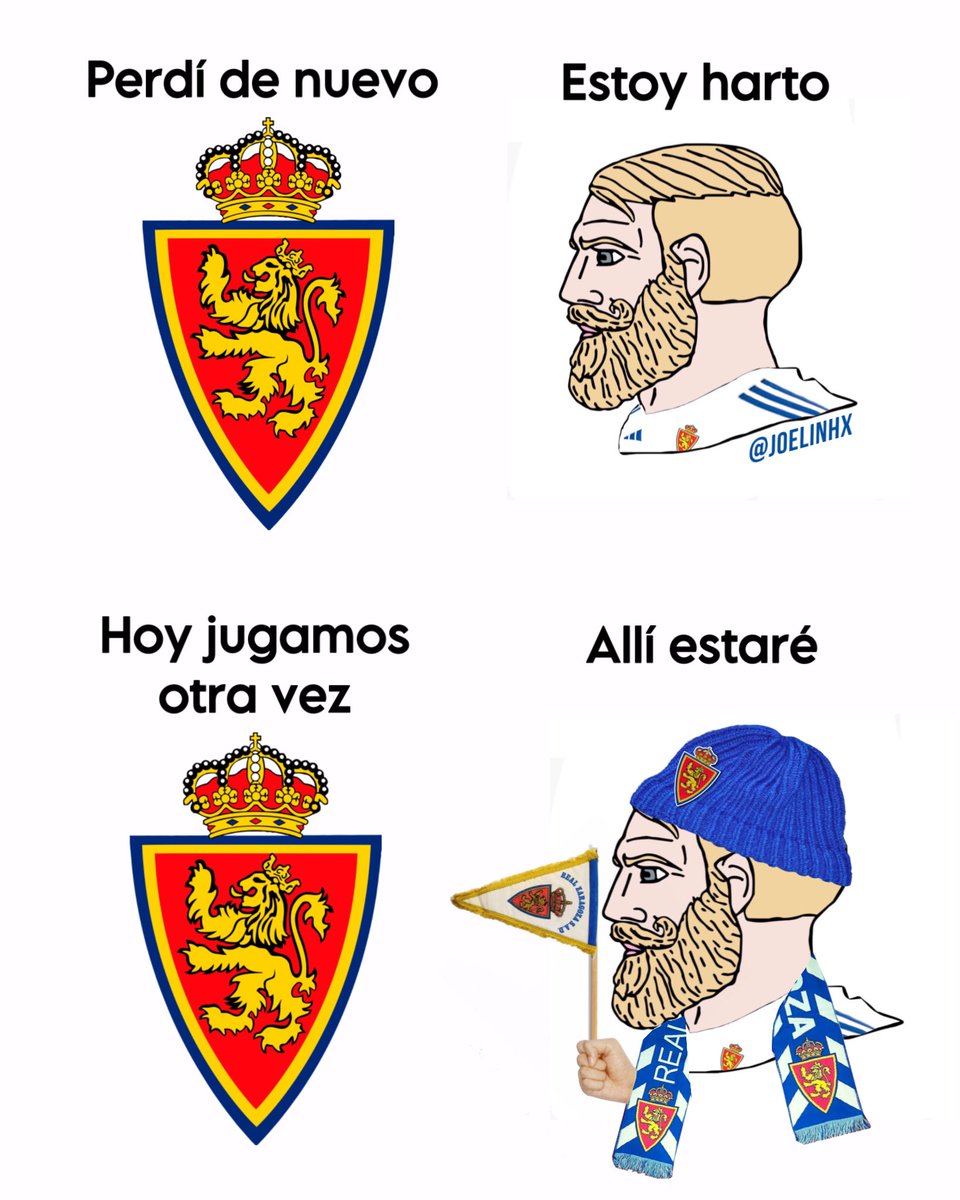joelinhx's tweet photo. Día de @RealZaragoza (no tengo remedio) https://t.co/rSbVe3OOrz