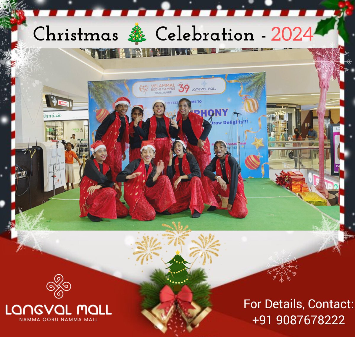 langvalmall's tweet photo. #langvalaMall Namma Ooru Namma Mall
Merry Christmas ⛄with  many happiness🤩
celebrate the wonderful winter season with Langval Mall🥳💗
#Thanjavurlandmark
#shopping#stylelife#enjoy https://t.co/vqwgGg9Meo