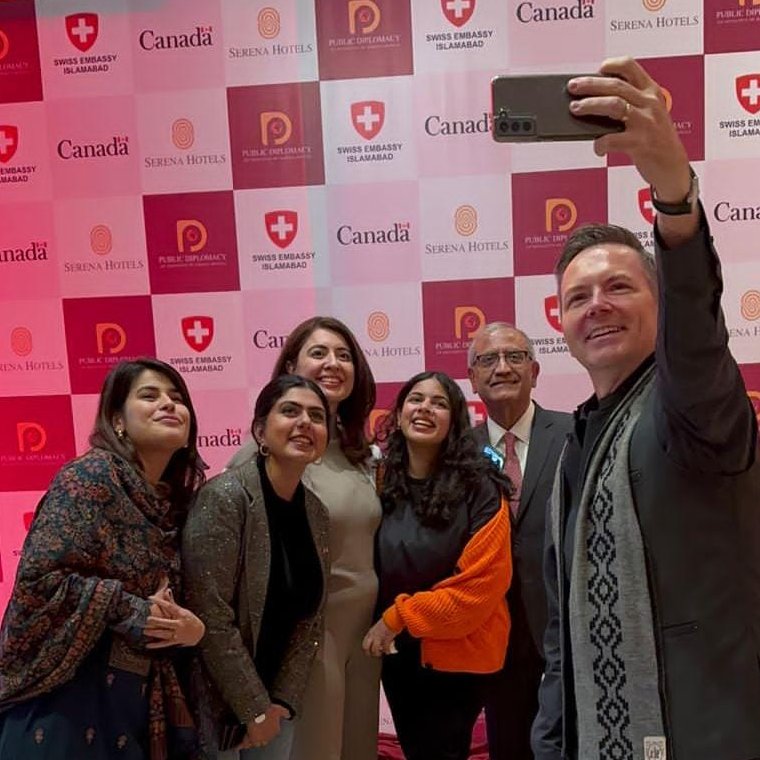CanHCPakistan's tweet photo. This #InternationalMountainDay🏔️, we joined @SerenaHotelsPK &amp; @SwissAmbPak for a #StrategicDialogue on "Preserving Mountain Ecosystems Amidst Climate Change" to celebrate the shared mountain heritage 🇨🇦🇵🇰🇨🇭&amp; highlight the impacts of #ClimateChange on mountain communities. https://t.co/R9vWbhA3xJ