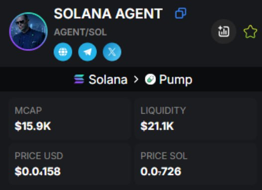 SusanBoojozwiak's tweet photo. 🪙NEW🪙 $AGENT 🪙

ENTRY MC:  15.9K 

CA : 5tFRno9GXBP5gt2Kjx2MeEaFL8zGBMw4cujTLGerpump

TG : https://t.co/tfMEVSiD8S

#PENGU #FARTGUY #GODAI #FLOCKY #MOM #TRUST #SUPR #UFO #FLOSS #PENGUY #SOLMAS #MTRX #MOON #COKEBEAR #TIM #agent https://t.co/ajqkIZzS5J