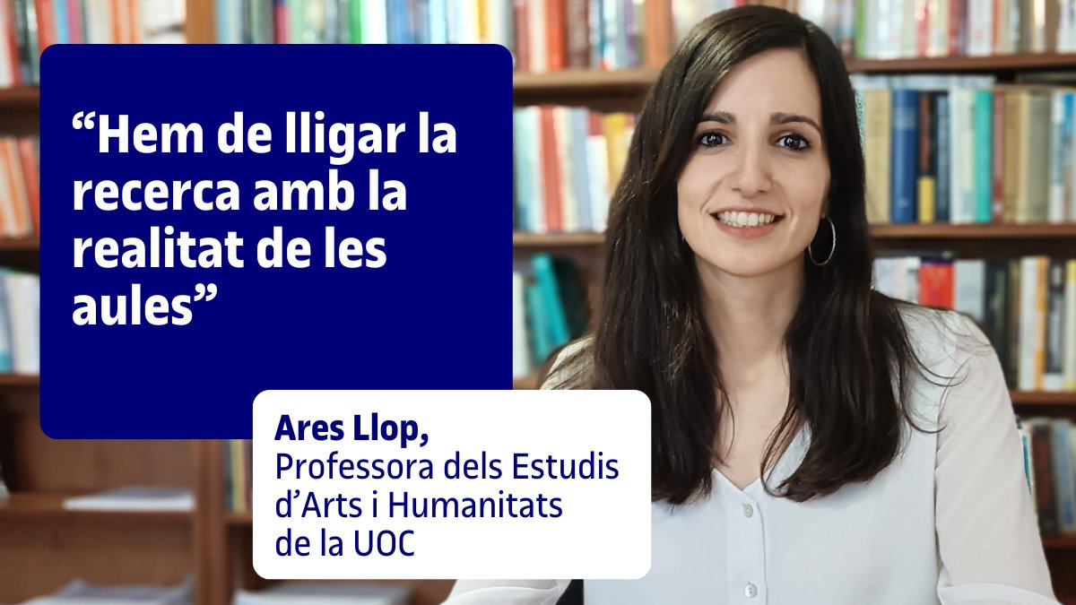 UOC Arts Humanitats (@uocartshum) on Twitter photo 👩💻 <a href="/aresllop/">Ares Llop Naya</a>, experta en l'àmbit de l'adquisició lingüística, s'ha incorporat recentment als <a href="/UOCartshum/">UOC Arts Humanitats</a> com a professora i investigadora dels Estudis.
📰 Parlem amb ella sobre la seva trajectòria i com afronta la nova etapa a la #UOC.
🔗 dozz.es/sqvb3 👩💻 <a href="/aresllop/">Ares Llop Naya</a>, experta en l'àmbit de l'adquisició lingüística, s'ha incorporat recentment als <a href="/UOCartshum/">UOC Arts Humanitats</a> com a professora i investigadora dels Estudis.
📰 Parlem amb ella sobre la seva trajectòria i com afronta la nova etapa a la #UOC.
🔗 dozz.es/sqvb3