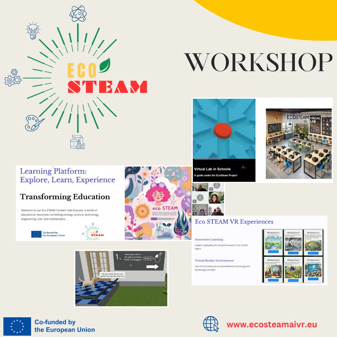 steam_eco's tweet photo. 🌟 A Big Thank You to Everyone Who Joined Our Virtual Reality in STEAM Education Workshop! 🌟

A special thanks to our partners  Interactideas for leading the session, and to all those who took part!

If you want to check out our CoSpace, visit: https://t.co/4Os4yC7x9S https://t.co/5BRt0V5YEo