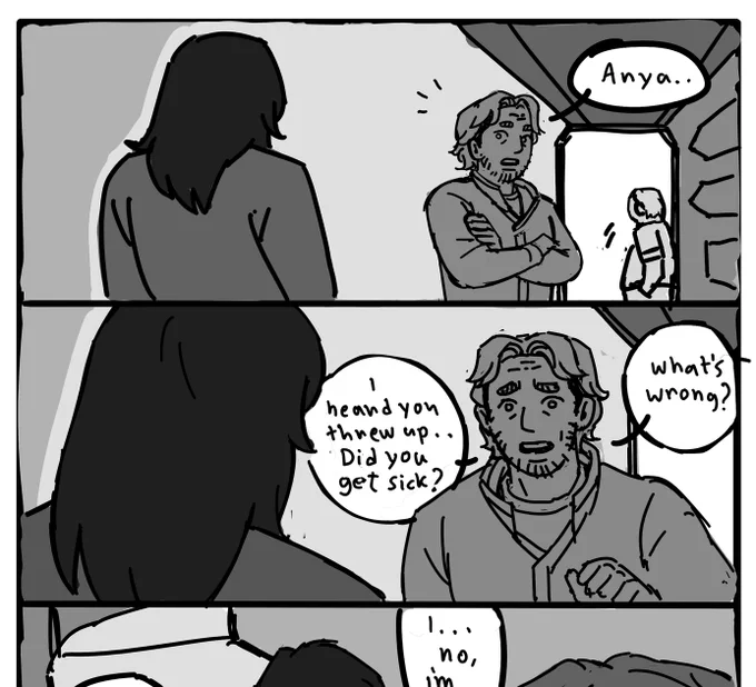 (Coughs up smoke and dust) remember that anya comic I kept yapping about...yeah..its getting done. This is wip for now 