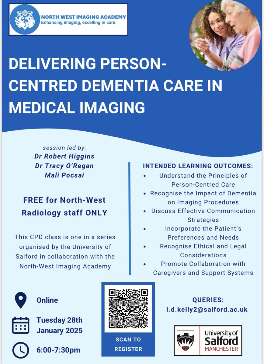 Laura Kelly (@lauradkellyrad) on Twitter photo Free CPD event for north west radiographers
Click link below to register
eur01.safelinks.protection.outlook.com/?url=https%3A%…
<a href="/RHigginsSalford/">Dr Rob Higgins SFHEA (Pronouns: He/Him/His) 💀</a> <a href="/trcyoregan/">Dr Tracy O'Regan</a> Free CPD event for north west radiographers
Click link below to register
eur01.safelinks.protection.outlook.com/?url=https%3A%…
<a href="/RHigginsSalford/">Dr Rob Higgins SFHEA (Pronouns: He/Him/His) 💀</a> <a href="/trcyoregan/">Dr Tracy O'Regan</a>